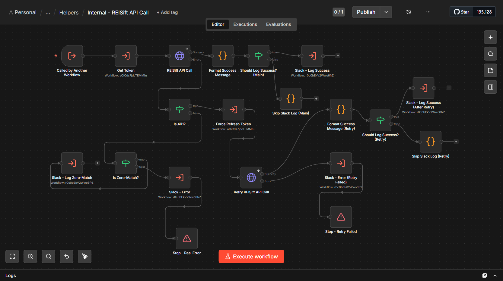 REISift API Call canvas